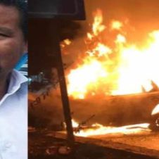 Diputado choca y se da  a la fuga, muere calcinado el conductor del otro vehículo.jpg