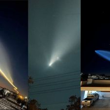 ¡Impactante! No fueron extraterrestres: Así iluminó el lanzamiento del Falcon 9 de SpaceX